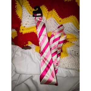 Donald Trump Signature Collection Pink Striped Necktie